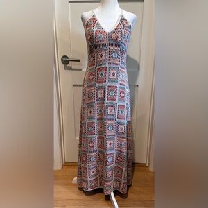 Cecilia Prado XS crochet adjustable v-neck maxi dress. Fully lined.